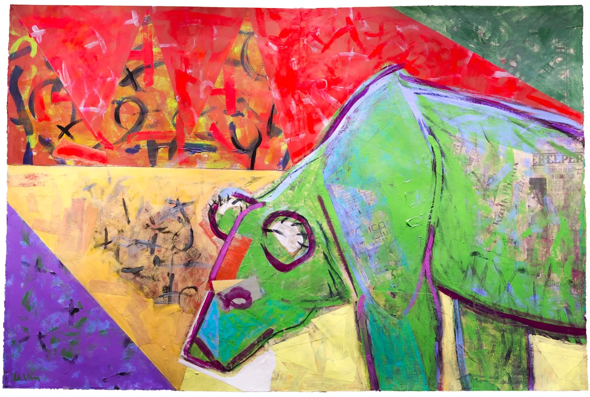 Green Bear by Susan Le Van by Susan Le Van