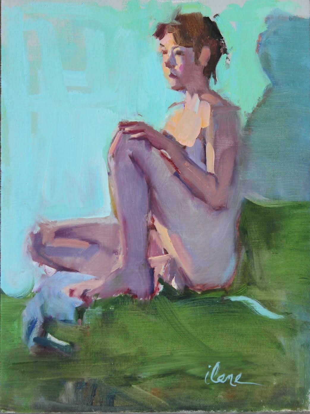 Bather by Ilene Gienger- Stanfield by Ilene Gienger-Stanfield