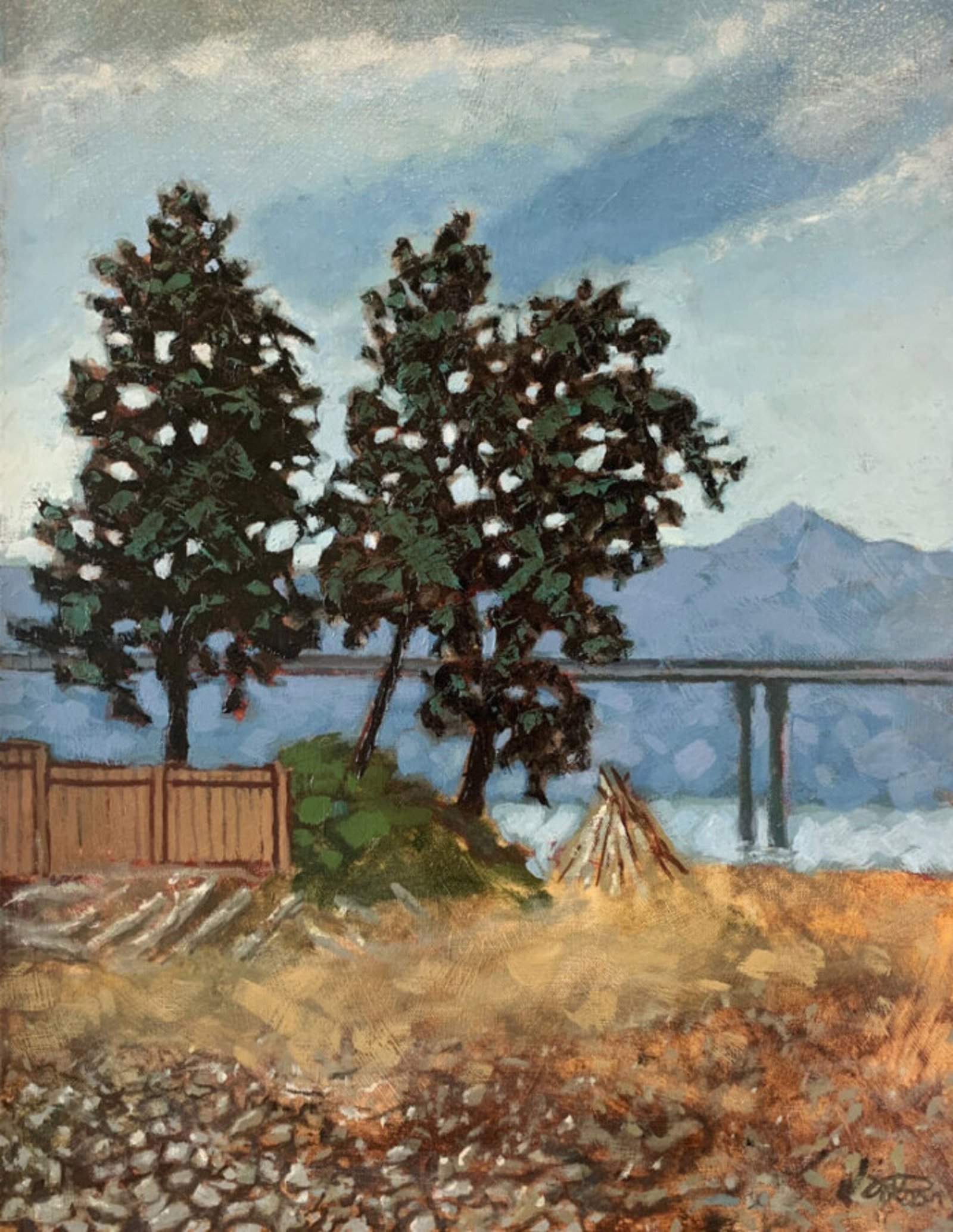 Hood Canal Bridge East End by Paul Polson by Paul Polson